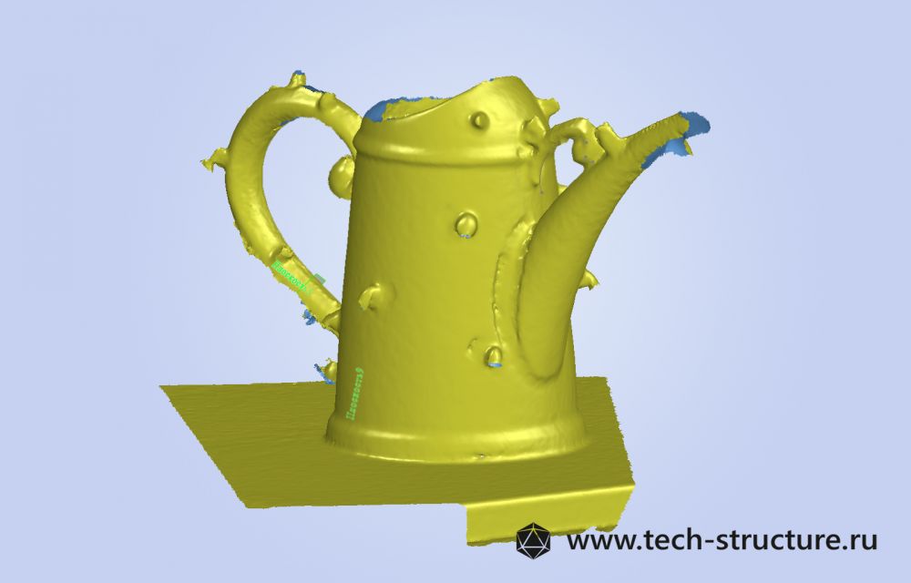  3D сканирование чайника