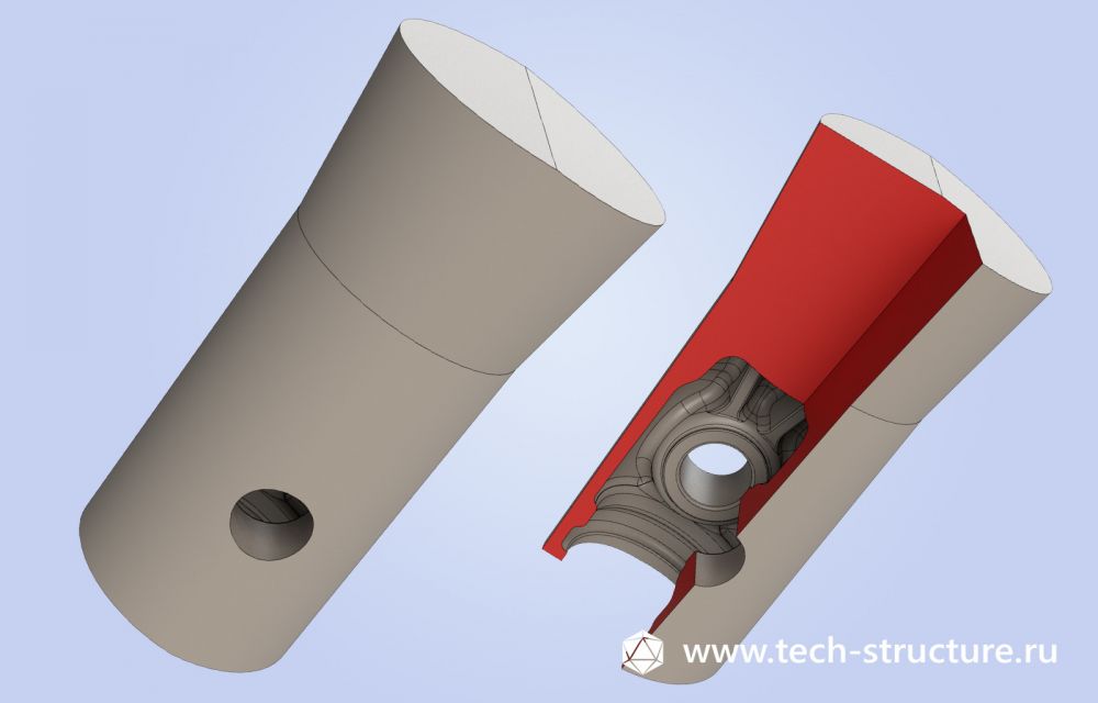 3D модель отливки