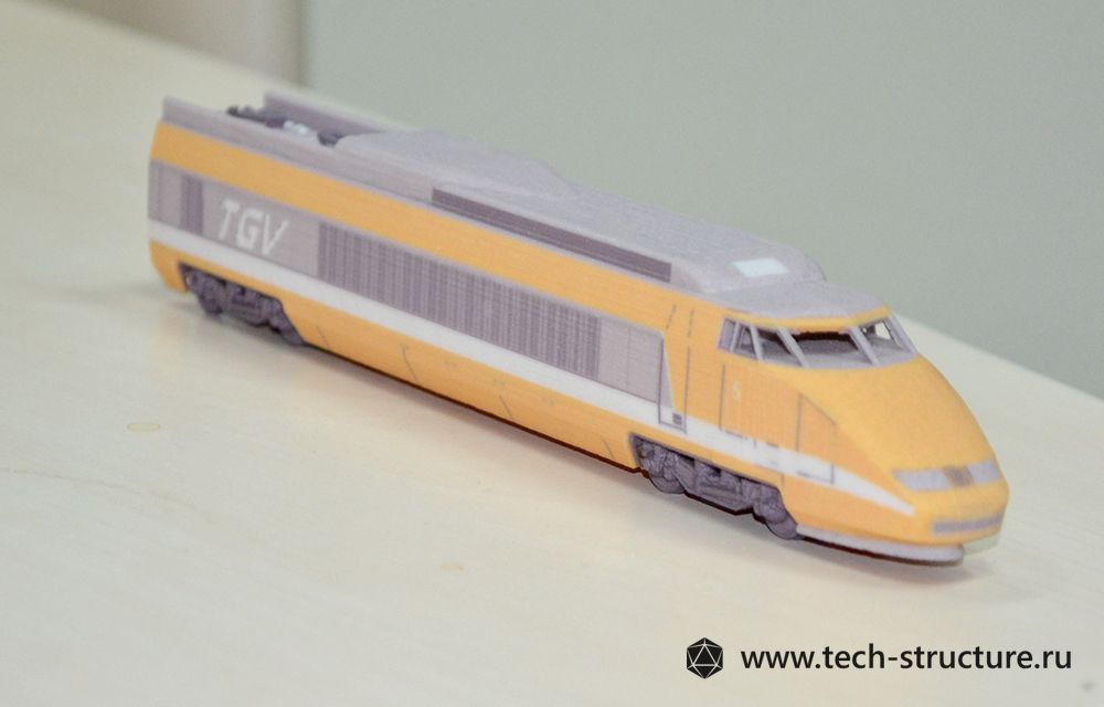 3D печать макета поезда